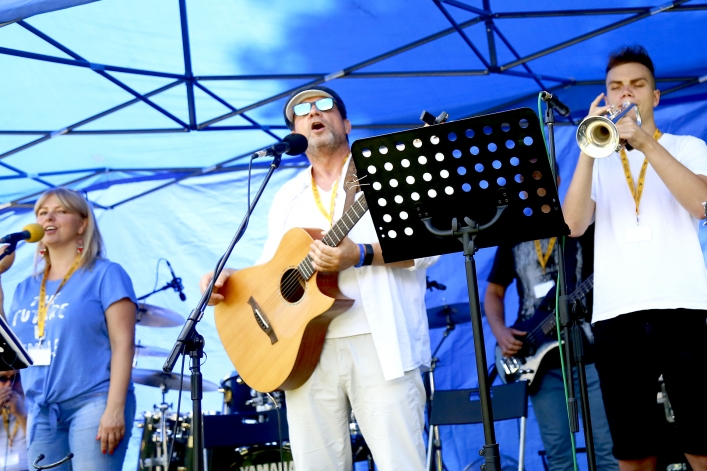 Na pikniku rodzinnym w Bażantarni dzielili się chlebem i bożym słowem