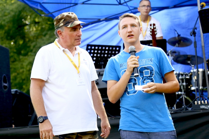 Na pikniku rodzinnym w Bażantarni dzielili się chlebem i bożym słowem