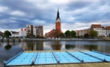 Nad rzeką Elbląg powstaje nowoczesna baza sportów wodnych! (+ zdjęcia)
