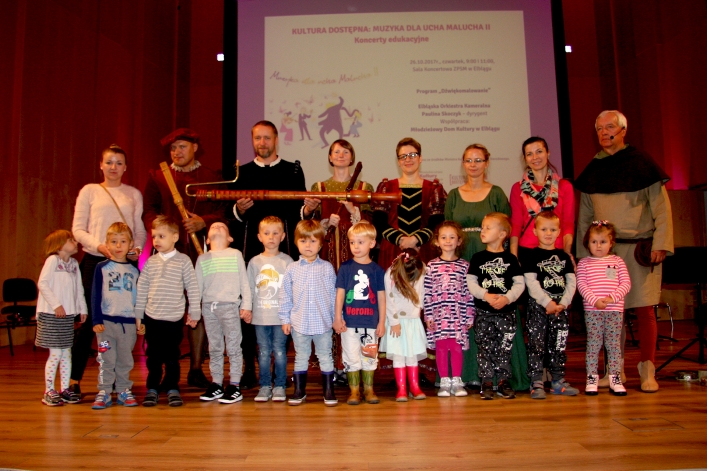 Najmłodsi elblążanie rozwijają się muzycznie dzięki EOK i muzykom ze Skuti Ensemble