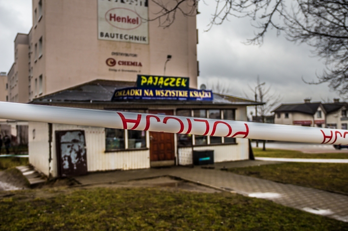 Napad na sklep Pajączek! Policja ściga przestępcę