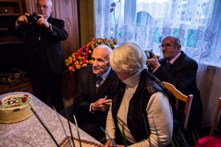 Nasz elblążanin Edward Osiewicz w dniu dzisiejszym obchodzi swoje setne urodziny