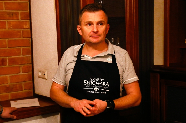 Nestor elbląskich kucharzy na spotkaniu Elbląskiego Klubu Szefów Kuchni