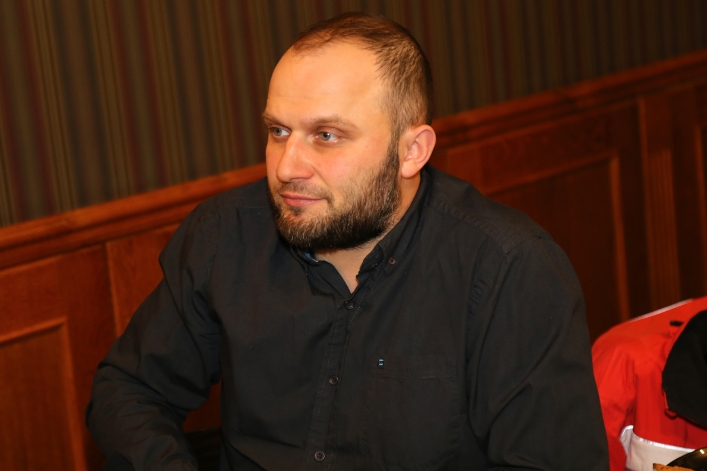 Nestor elbląskich kucharzy na spotkaniu Elbląskiego Klubu Szefów Kuchni