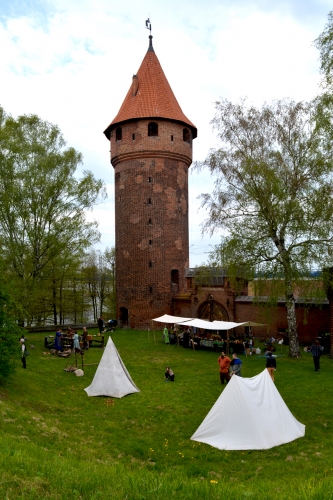 Niecodzienne, rycerskie wesele Artura i Alicji w Malborku