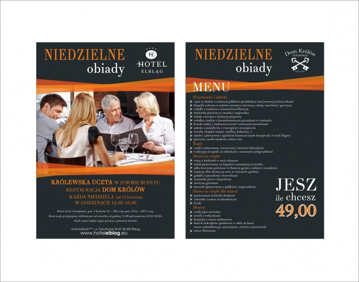 Niedzielne obiady czyli królewska uczta w Restauracji „Dom Królów” 