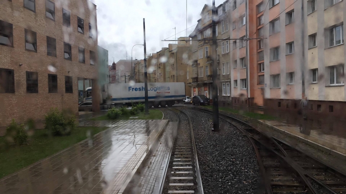 Niektóre elbląskie ulice za wąskie dla tirów (+ zdjęcia)