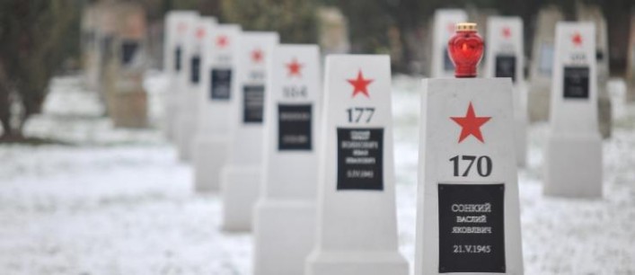 Niewielu elblążan uczciło pamięć poległych żołnierzy Armii Czerwonej