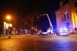 Nocna akcja strażaków na Starym Mieście w Elblągu