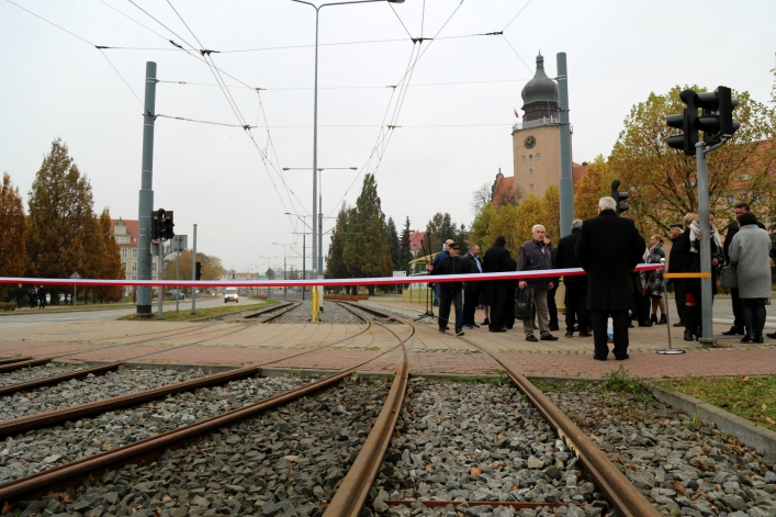 Nowa linia tramwajowa ruszyła!Tramwaje linii nr 4 i 5 od 10 XI kursują nową trasą (+ zdjęcia) 