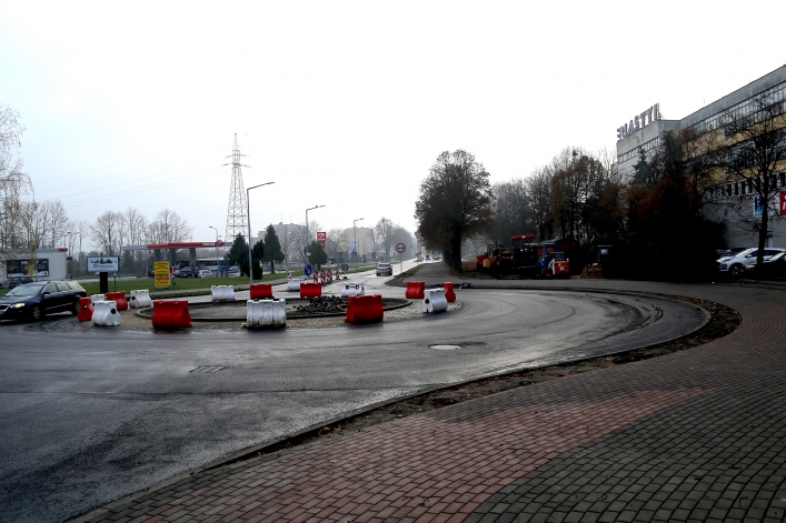 Nowe rondo na skrzyżowaniu Królewieckiej i Kościuszki już niemal gotowe