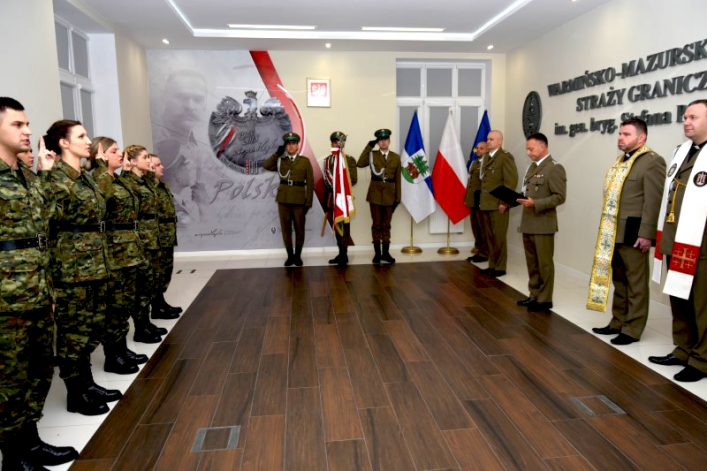 Nowi funkcjonariusze dołączyli do Warmińsko-Mazurskiego Oddziału Straży Granicznej