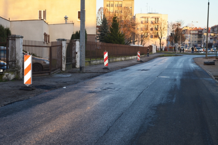 Nowy asfalt na ul. Hetmańskiej