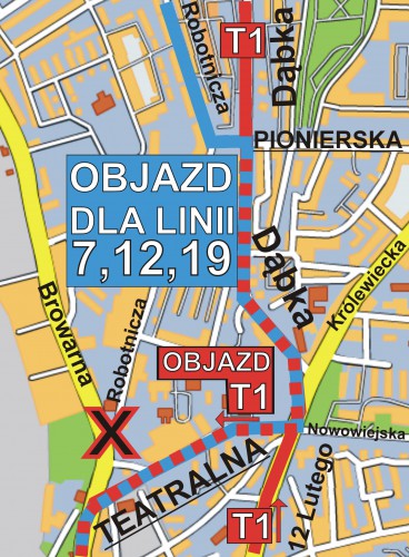 Od niedzieli czekają nas objazdy na kilku liniach autobusowych