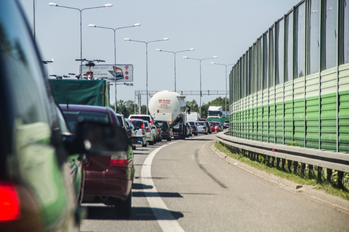 Olbrzymie korki do Gdańska i na Mierzeję