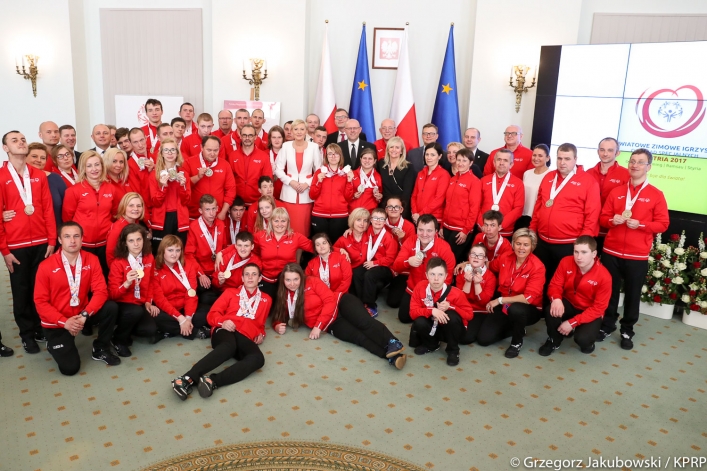 Olimpijczycy w Pałacu Prezydenckim