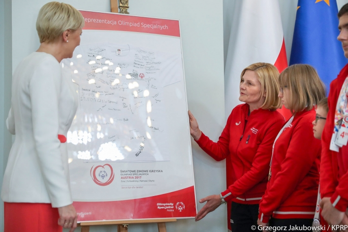 Olimpijczycy w Pałacu Prezydenckim