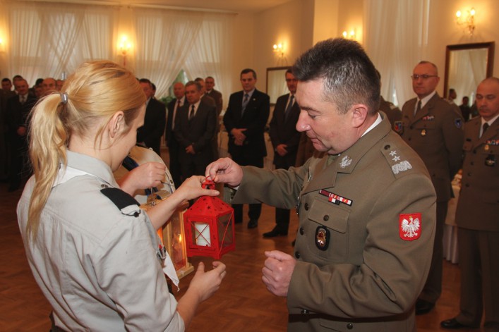 Opłatkowe spotkanie Dowództwa 16 PDZ.