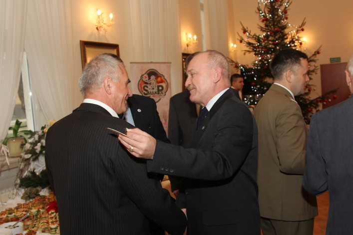 Opłatkowe spotkanie Dowództwa 16 PDZ.