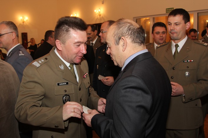 Opłatkowe spotkanie Dowództwa 16 PDZ.