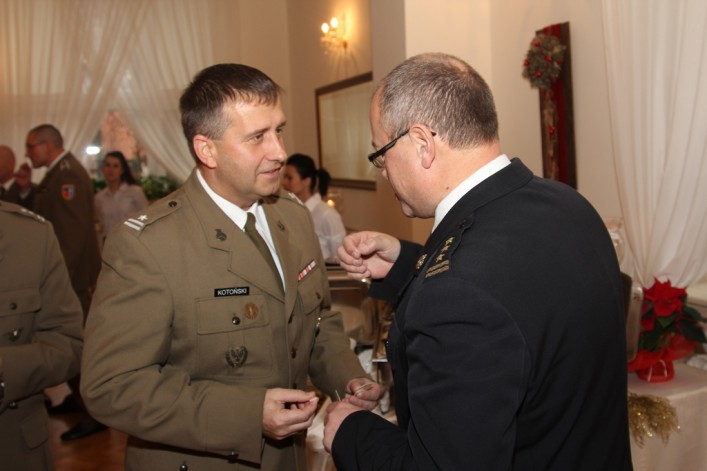 Opłatkowe spotkanie Dowództwa 16 PDZ.