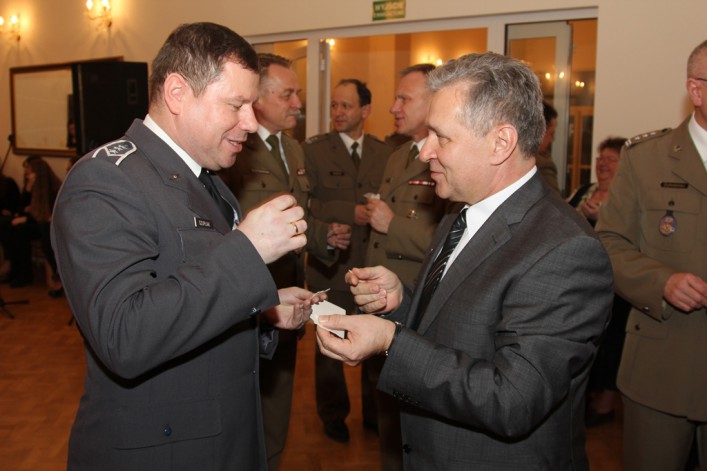 Opłatkowe spotkanie Dowództwa 16 PDZ.