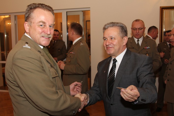 Opłatkowe spotkanie Dowództwa 16 PDZ.