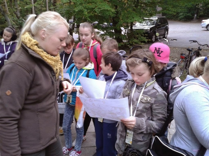 Orientuj się! Uczniowie SP 19 na zajęciach w Bażantarni