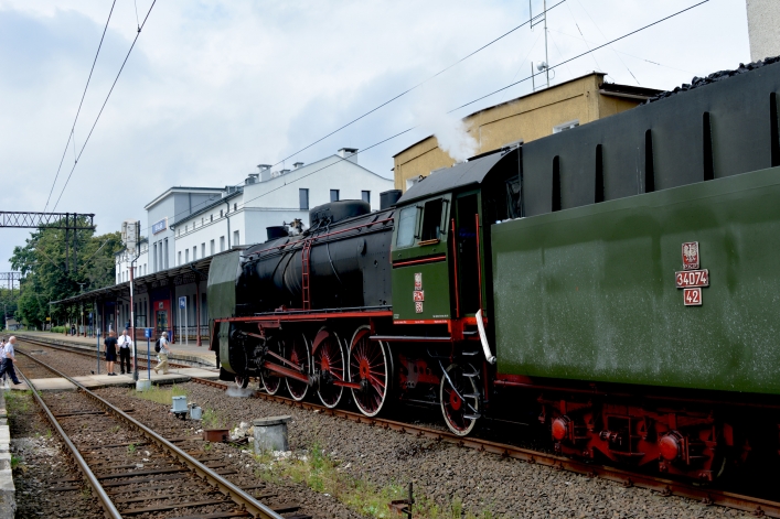 Para - buch! Koła - w ruch!  Po raz kolejny do Elbląga zawitał parowóz