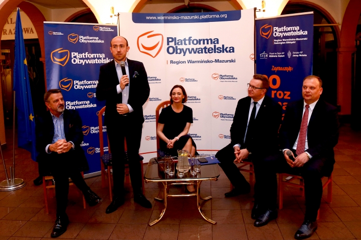 Parlamentarzyści Platformy Obywatelskiej spotkali się z mieszkańcami Elbląga