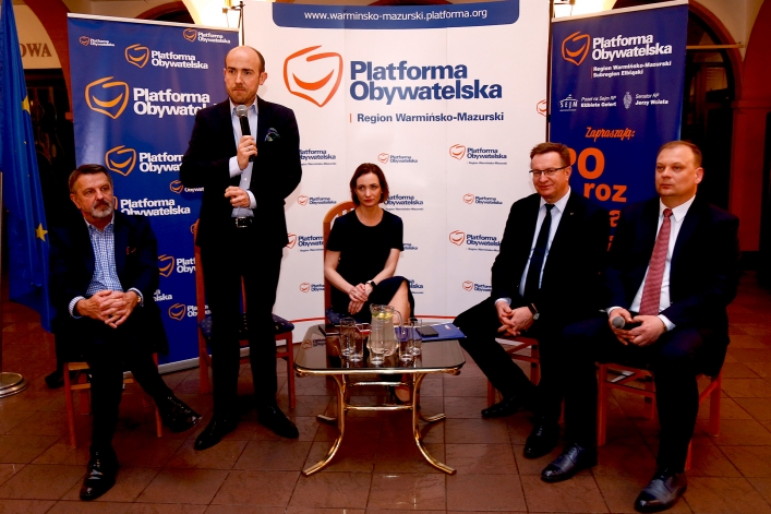 Parlamentarzyści Platformy Obywatelskiej spotkali się z mieszkańcami Elbląga