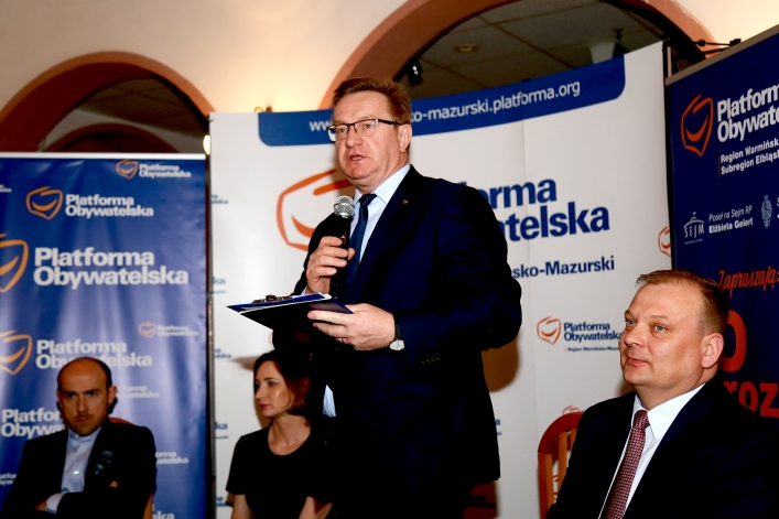 Parlamentarzyści Platformy Obywatelskiej spotkali się z mieszkańcami Elbląga