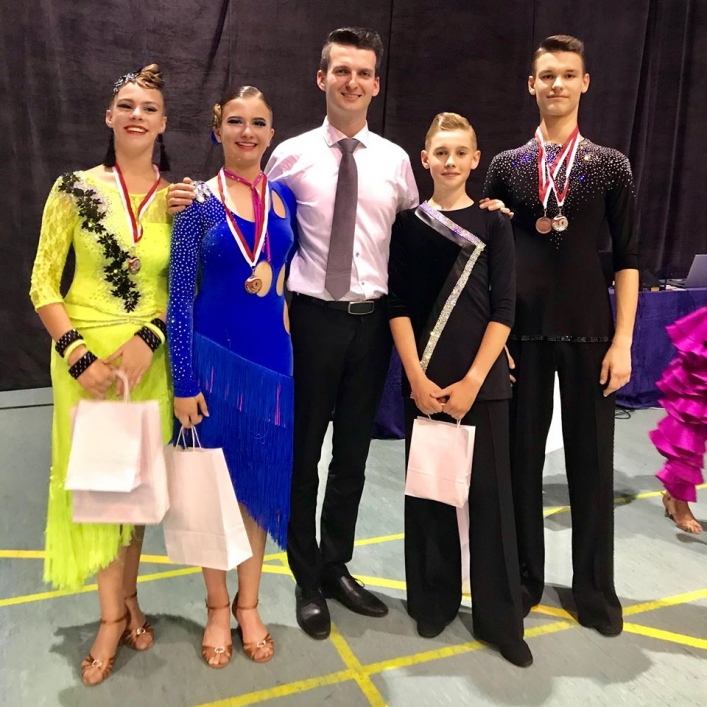 Pary EKT Jantar na podium w Kobylnicy podczas XV OTTS Wakacjada Taneczna oraz turnieju Grand Prix - GPPE FTS