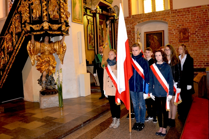 Pasłęk. Uroczyste odsłonięcie Pomnika Niepodległości