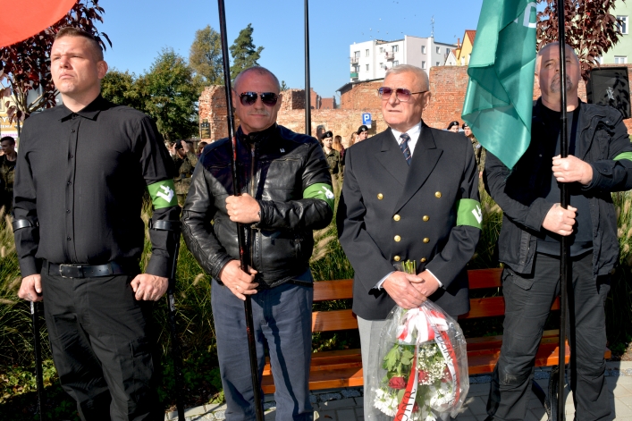 Pasłęk. Uroczyste odsłonięcie Pomnika Niepodległości