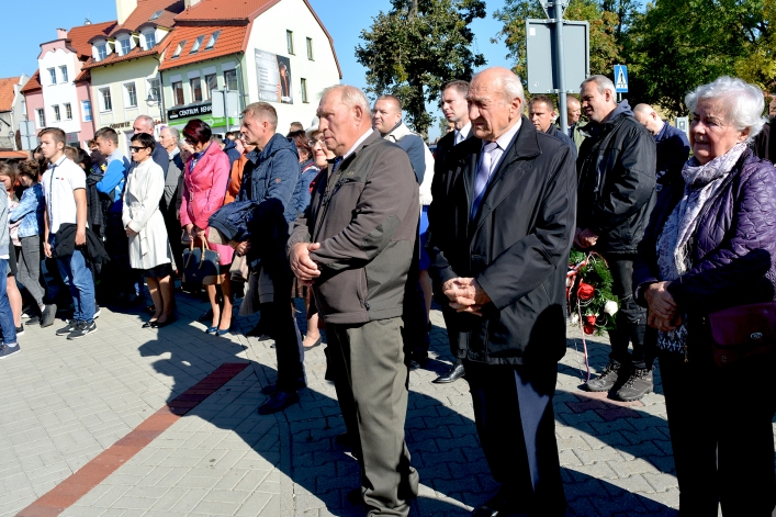 Pasłęk. Uroczyste odsłonięcie Pomnika Niepodległości