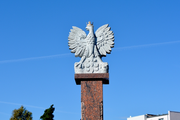 Pasłęk. Uroczyste odsłonięcie Pomnika Niepodległości