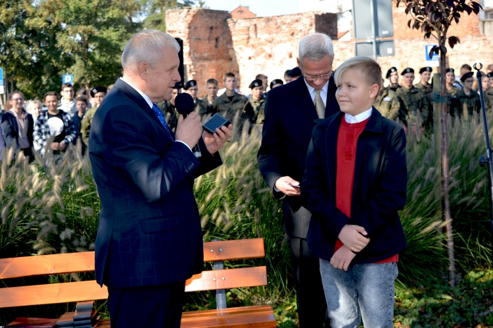 Pasłęk. Uroczyste odsłonięcie Pomnika Niepodległości