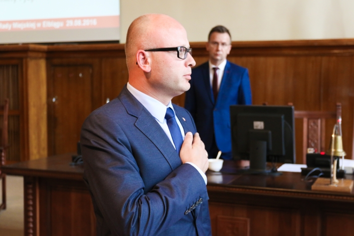Paweł Kowszyński zaprzysiężony na nowego członka Rady Miejskiej