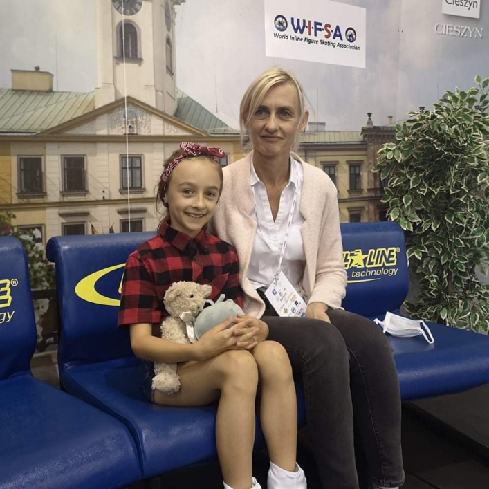 Pięć medali zawodników UKS „Szóstka” Elbląg na mistrzostwach świata w jeździe figurowej na rolkach