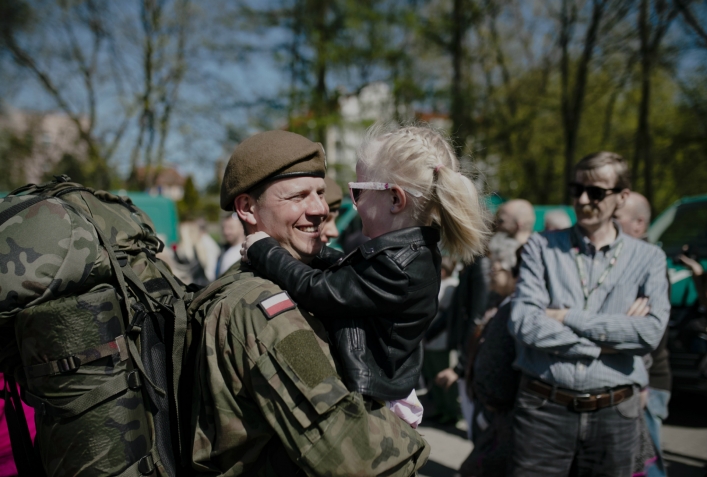 Pierwsza przysięga Wojsk Obrony Terytorialnej na Warmii i Mazurach