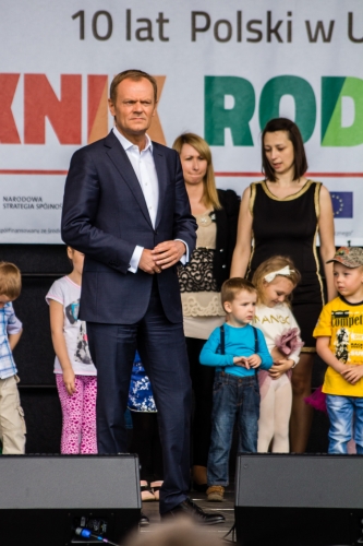 Piknik europejski z premierem Donaldem Tuskiem. Zobacz zdjęcia