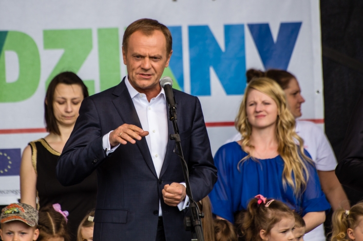 Piknik europejski z premierem Donaldem Tuskiem. Zobacz zdjęcia