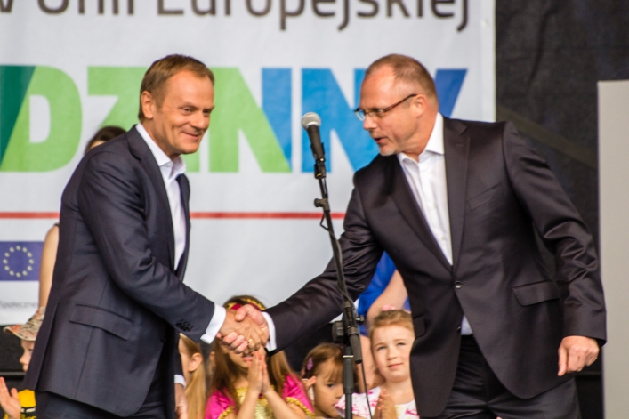 Piknik europejski z premierem Donaldem Tuskiem. Zobacz zdjęcia