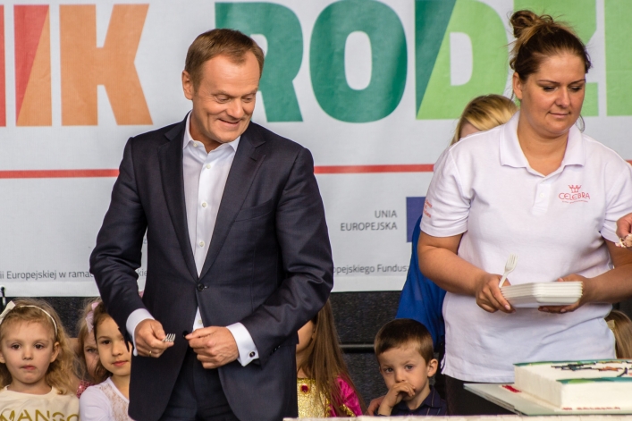 Piknik europejski z premierem Donaldem Tuskiem. Zobacz zdjęcia