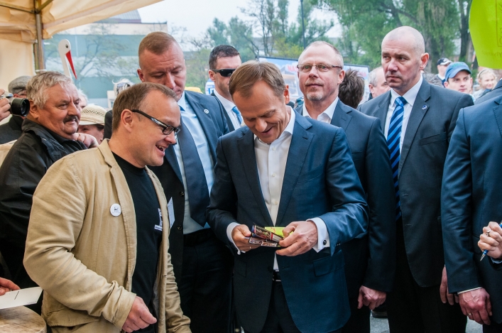 Piknik europejski z premierem Donaldem Tuskiem. Zobacz zdjęcia