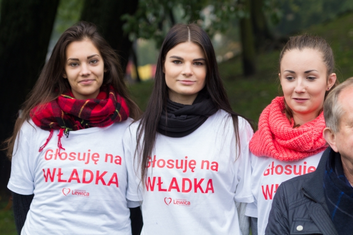 Piknik i konferencja w deszczu. Zjednoczona Lewica prezentuje kandydatów
