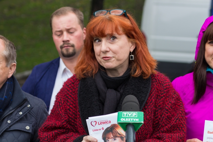 Piknik i konferencja w deszczu. Zjednoczona Lewica prezentuje kandydatów