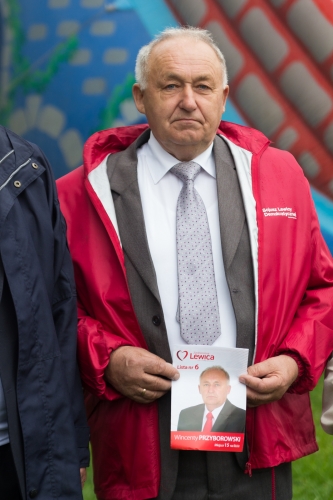 Piknik i konferencja w deszczu. Zjednoczona Lewica prezentuje kandydatów