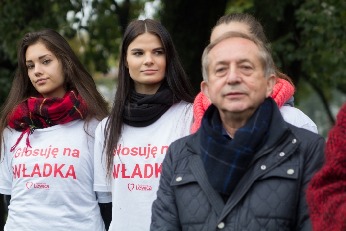 Piknik i konferencja w deszczu. Zjednoczona Lewica prezentuje kandydatów